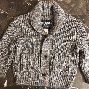 Grey Baby boy sweater